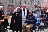 2011 Lourdes Pilgrimage - Archbishop Dolan with Malades (114/267)